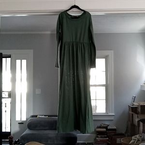 Gorlya Green Girls 10 Long Dress